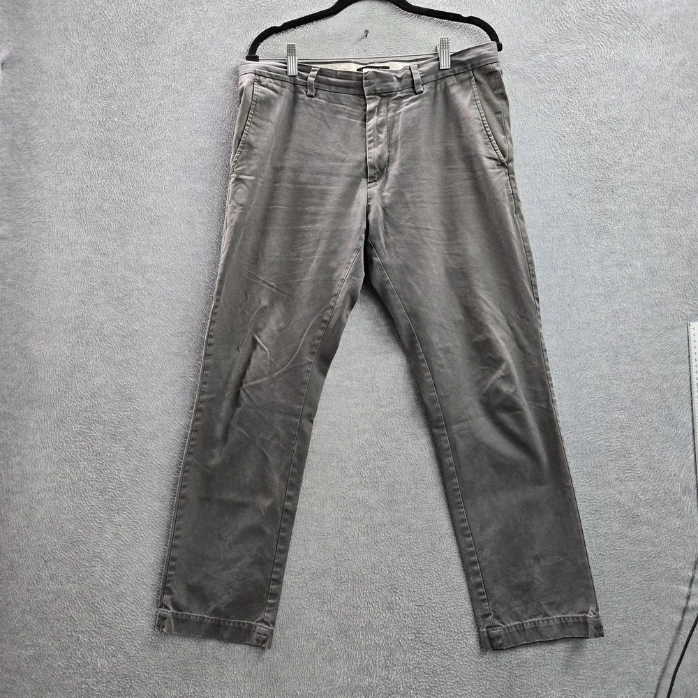 Banana Republic Men Pants 32X30 Gray Chino Twill‎ Aiden 28